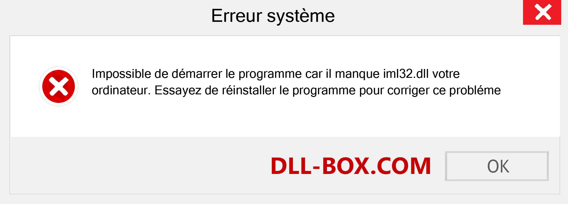 Le fichier iml32.dll est manquant ?. Télécharger pour Windows 7, 8, 10 - Correction de l'erreur manquante iml32 dll sur Windows, photos, images